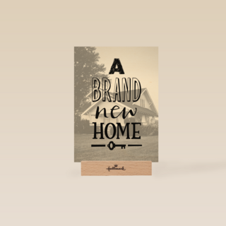 nieuwe woning fotokaart a brand new home