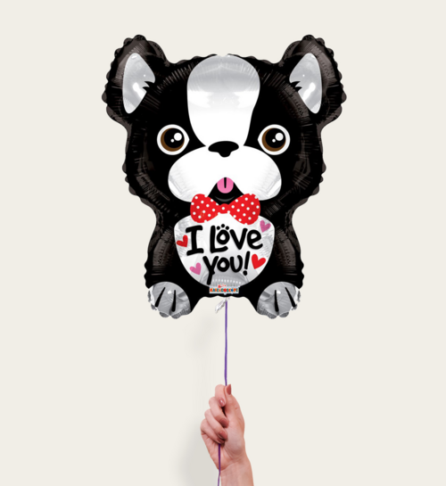 Ballon Hondje I Love You Multi