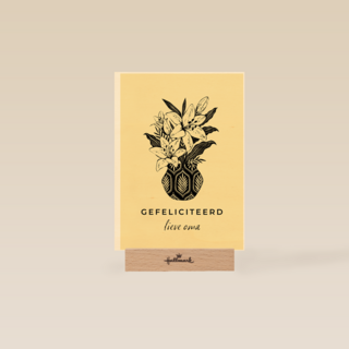 een mooie bos bloemen voor een mooie jarige