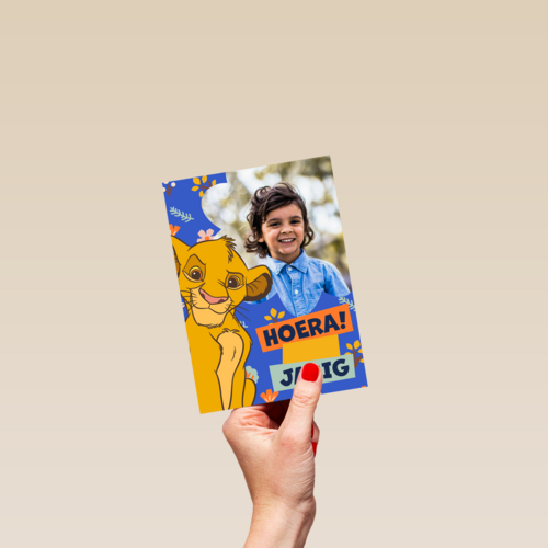 Simba Jarig fotokaart