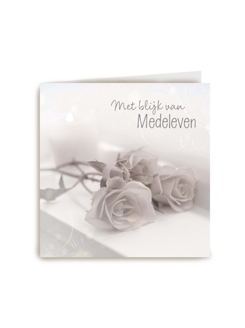 rozen met blijk van medeleven