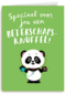 beterschapsknuffel van een panda