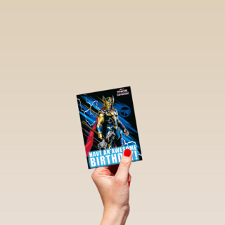 Verjaardagskaart Thor Have an awesome birthday