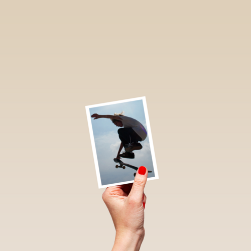 dubbele fotokaart een foto lang
