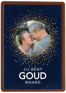 vaderdag fotokaart jij bent goud waard