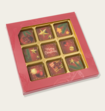Chocolade Bonbons Kerst 9 stuks