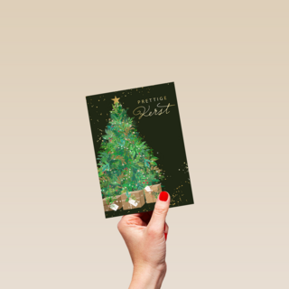 Kerstbomen prettige kerst