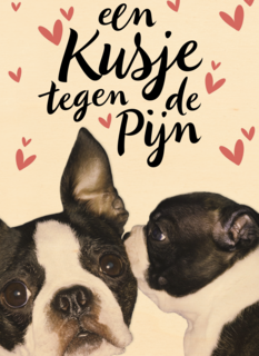 een kusje tegen de pijn