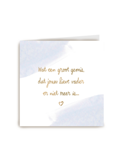 Sterktekaart missen vader