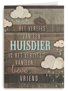 condoleance huisdier het verlies van een vriend