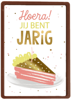 hoera taart jij bent jarig