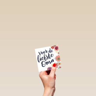 leuke vrolijke bloemen voor de allerliefste oma van de wereld