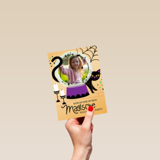 Magische Halloween uitnodiging
