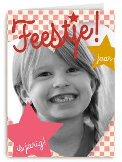 fotokaart kinderfeestje zoveel jaar