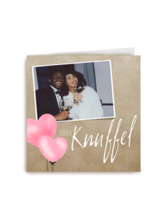 vriendschap kaart foto dikke knuffel