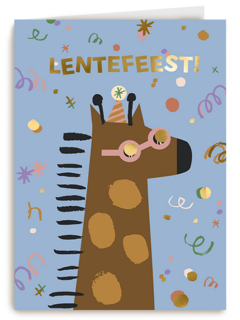 Lentefeest giraf