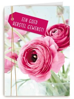 Beterschapskaart operatie Een goed herstel gewenst