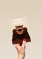 Dikke knuffel Beer Folio beige