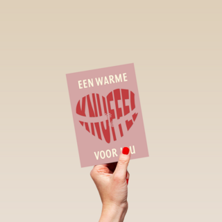 Sterkte kaart een warme knuffel voor jou