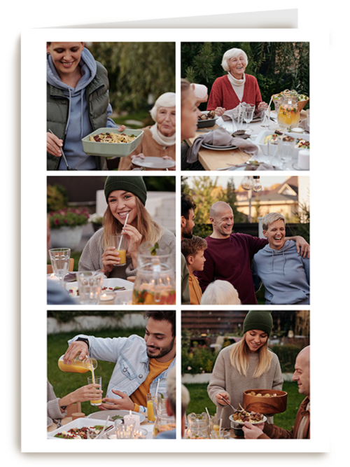Fotokaart collage 6 fotos