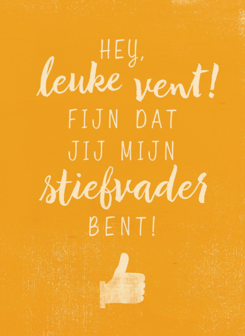 leuke vent fijn dat jij mijn stiefvader bent kaart