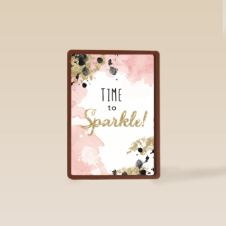 watercolor time to sparkle