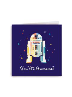 Complimentkaart Star Wars R2D2