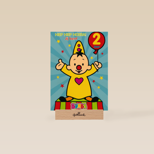 bumba met ballon twee jaar