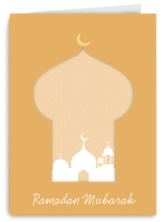 ramadan kaart moskee ramadan mubarak