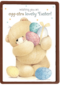 wishing you an egg stra lovely easter forever friends kaart