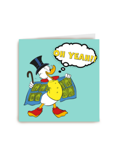 Nieuwe baan kaart Dagobert Duck