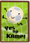 Op kamp kaart voetbal