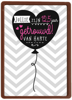 ballon twaalf en half jaar getrouwd