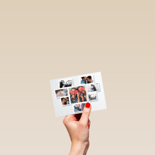 fotocollage aan de muur
