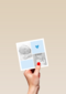 fotokaart baby blauwe hokjes