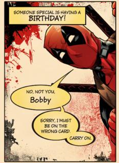 Deadpool Someones special birthday
