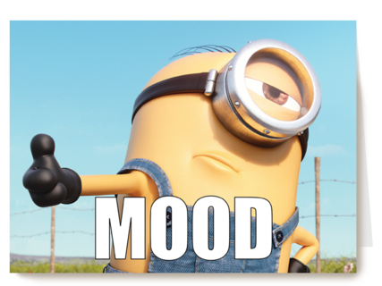 beterschapskaart minions mood