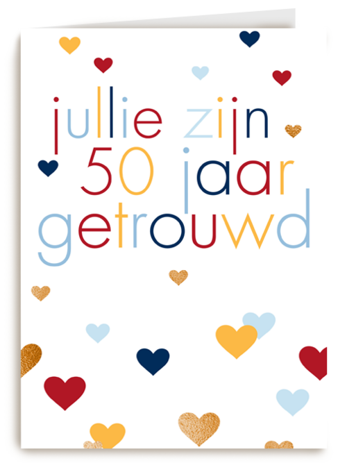 Jullie zijn 50 jaar getrouwd