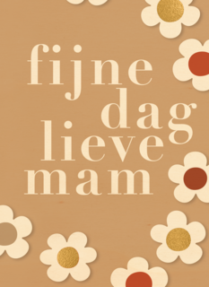 Moederdagkaart fijne dag lieve mam