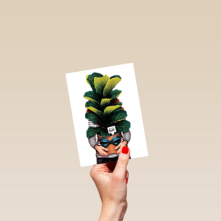 vriendschap kaart folio with love plant