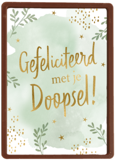 Gefeliciteerd met je doopsel groen