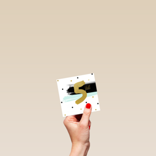5 jaar in het goud