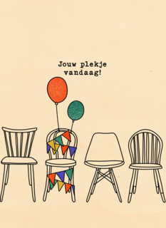 Verjaardagskaart Jouw Plekje Vandaag