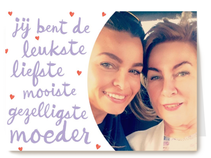 fotokaart moederdag de leukste moeder