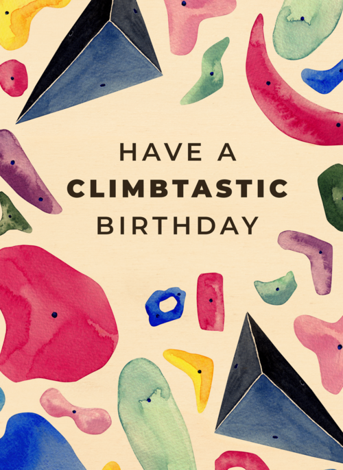 have a climbtastic birthday
