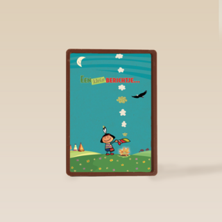 smile kaart een klein berichtje indiaan