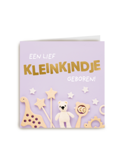 felicitatiekaart kleinkindje