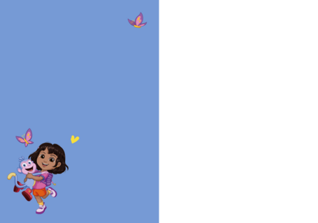 Dora Gefeliciteerd naam jarig