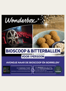 Wonderbox Bioscoop & Bitterballen Cadeaubon