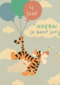 verjaardag kaart jongen winnie de poeh tijgertje ballonnen